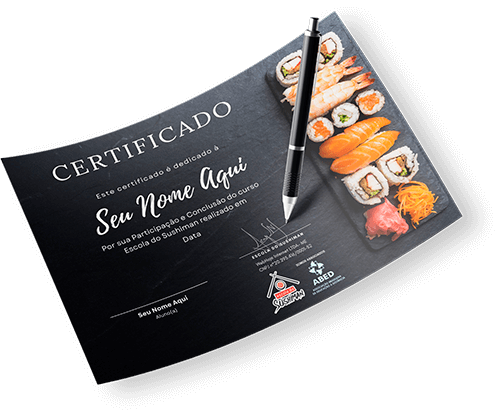 certificado sushi