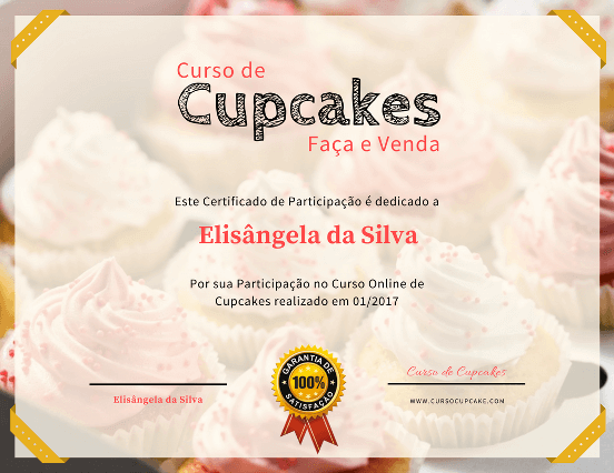 Certificado Cupcake