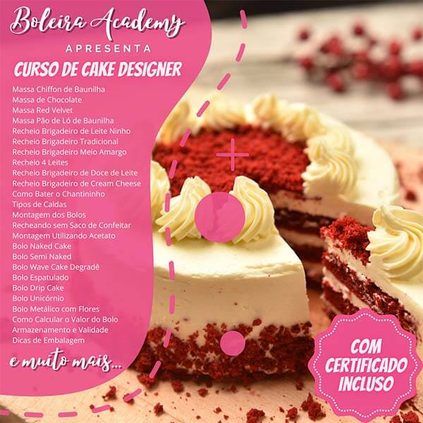 curso boleira academy cake designer