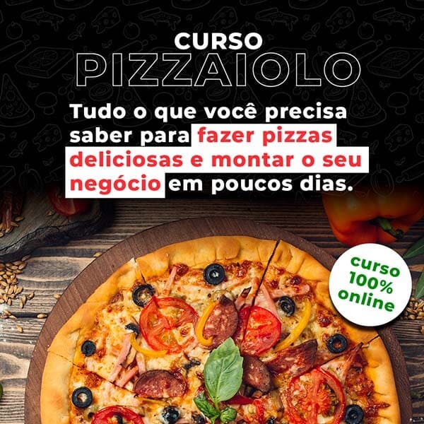 curso de pizzaiolo profissional online