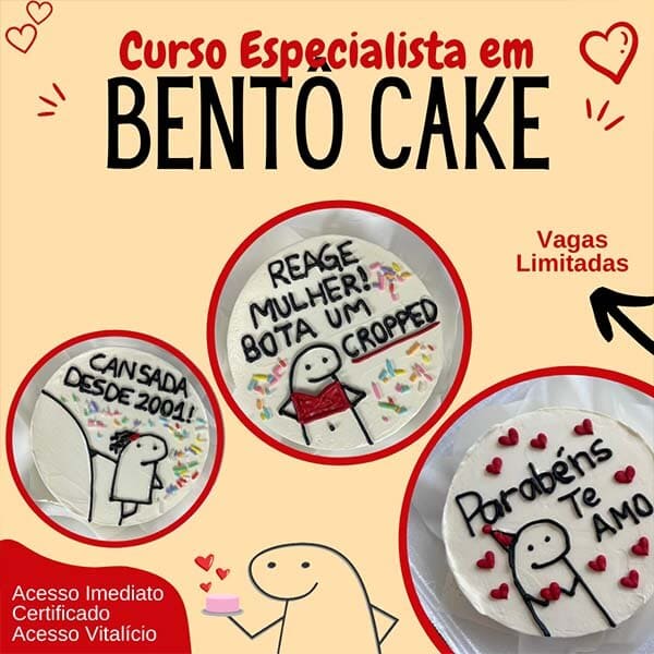 curso especialista em bento cakes online