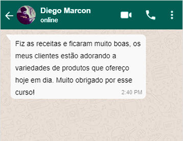 depoimento 3 curso de padeiro